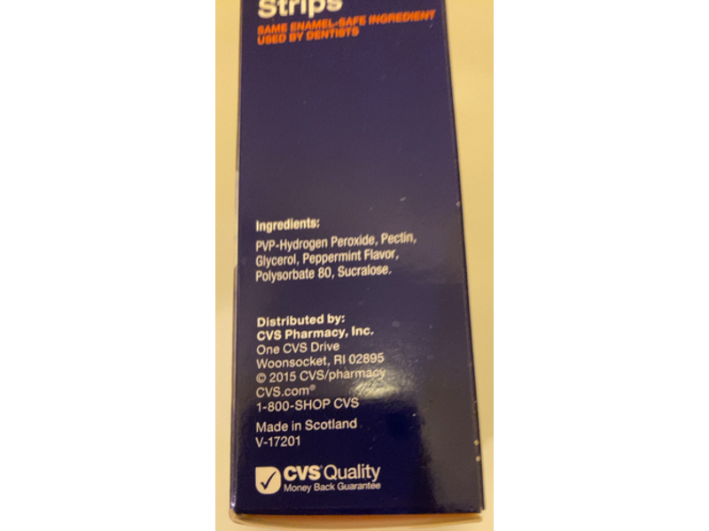 CVS Health Dissolving Whitening Strips, Fresh Mint, 56 Count