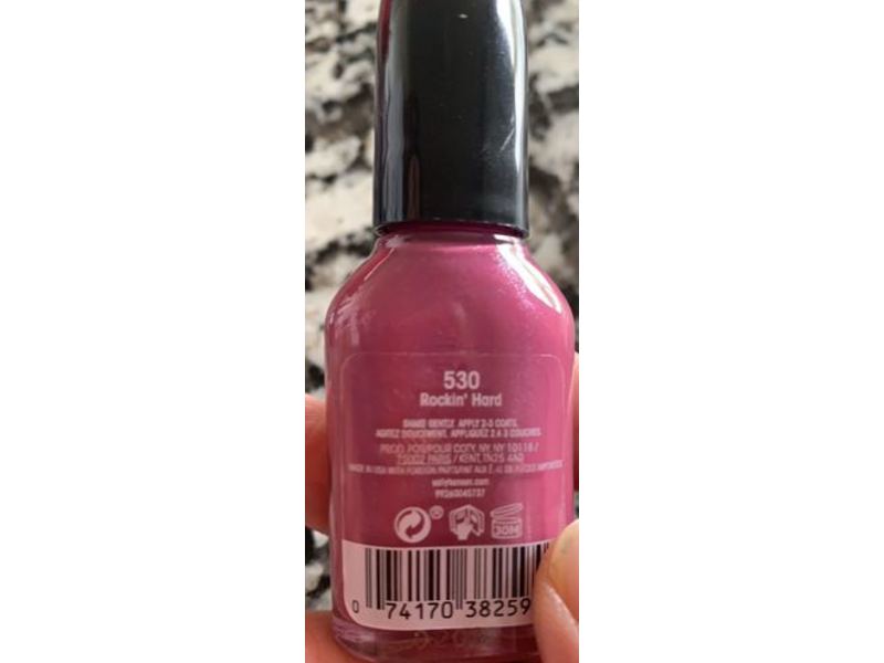 Sally Hansen Hard As Nails Polish, Rockin' Hard, 0.45 fl oz/13.3 mL