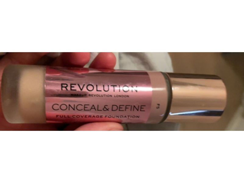Revolution Conceal and Define Foundation, F5, 0.8 fl oz/23 mL