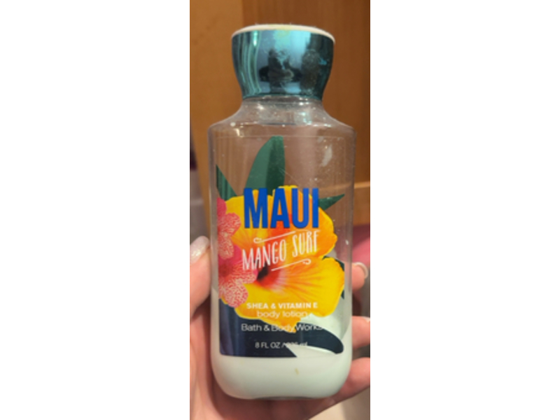 Bath & Body Works Maui Mango Sure Body Lotion, Shea & Vitamin E, 8 fl oz/236 mL