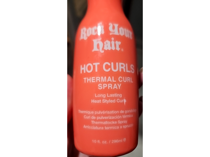 Rock Your Hair Hot Curls Thermal Curls Spray, 10 fl oz/296 mL