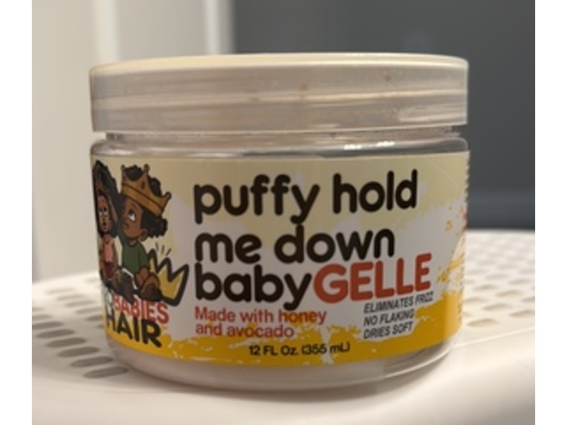 FroBabies Hair Puffy Hold Me Down Baby Gelle, 12 oz/355 mL