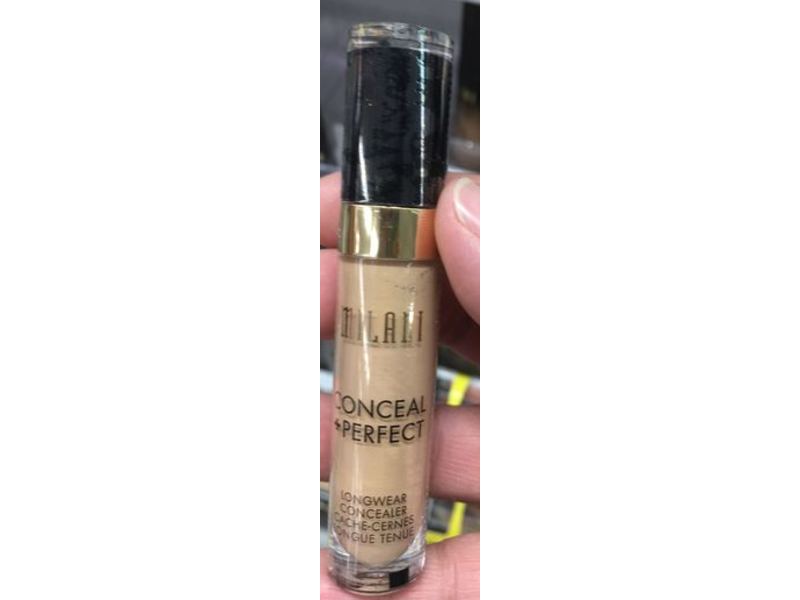 Milani Conceal + Perfect Longwear Concealer, Pure Beige, 0.17 Fl. Oz.