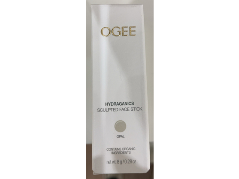 Ogee Hydraganics Sculpted Face Stick, Opal, 0.28 oz/8 g