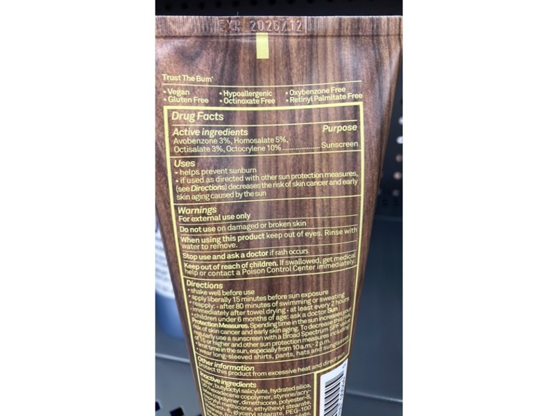 Sun Bum Premium Moisturizing Sunscreen Lotion, SPF 30, 6 oz/177 mL