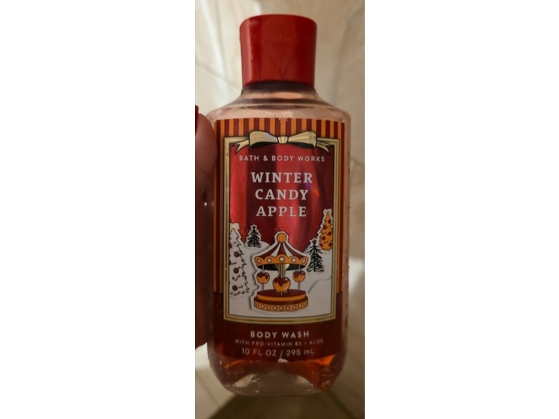 Bath & Body Works Body Wash , Winter Candy Apple, 10 fl oz/295 mL