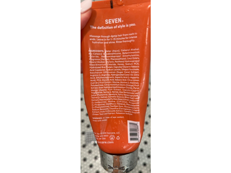 Seven Gazar Diamond Hair Mask, 7 fl oz/207 mL