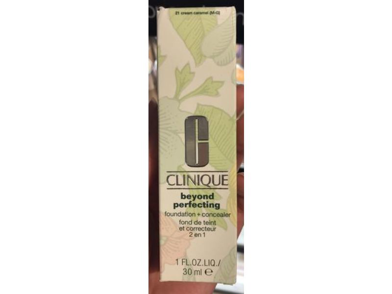 Clinique Beyond Perfecting Foundation + Concealer, WN 98 Cream Caramel, 1 fl oz/30 mL