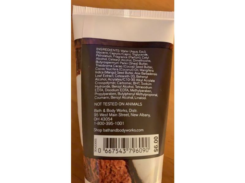 Bath & Body Works Richly Nourishing Hand Cream, Coco Butter + Shea Butter, 2.5 oz/70 g