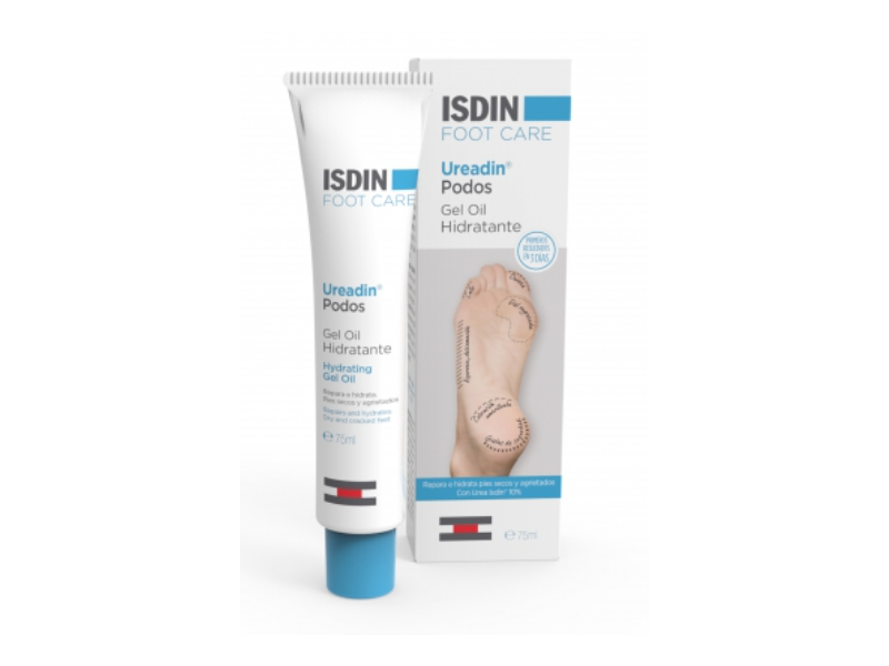 Isdin Foot Care Uradin Podos Hydrating Gel Oil, 2.5 fl oz/75 mL