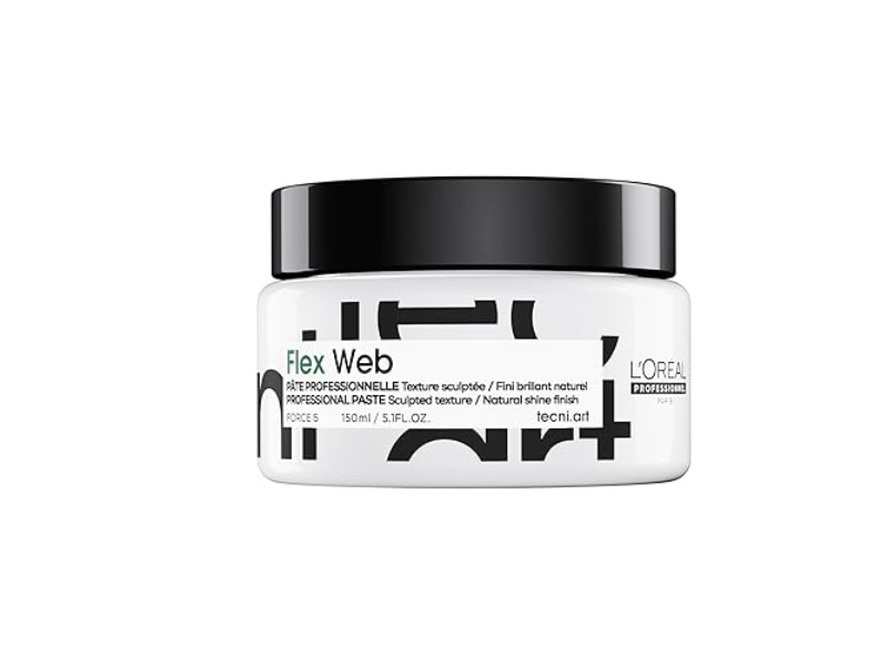 L'Oreal Professionnel Paris Flex Web Sculpting Pomade, Force 5, 5.1 fl oz/150 mL