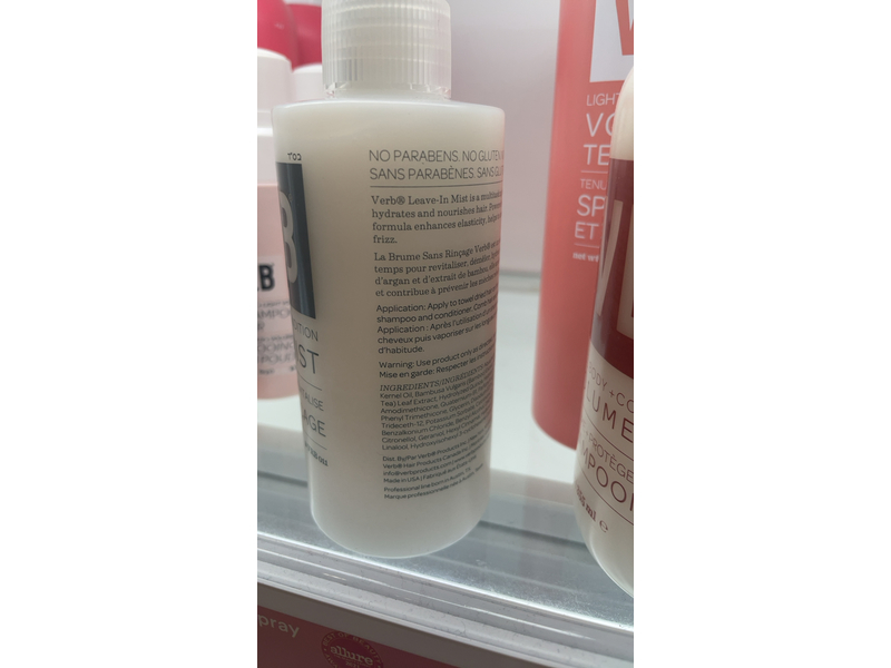 Verb Leave-In Mist, 8 fl oz/236 mL