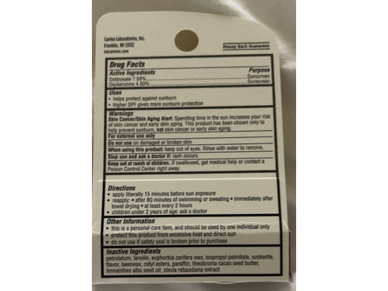 Carmex Moisturizing Lip Balm, Fresh Cherry, 0.15 oz/4.25 g, Pack Of 12