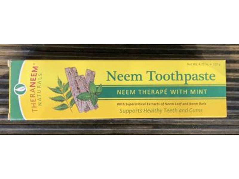 Theraneem Naturals Neem Toothpaste, Neem Therape With Mint, 4.23 oz/120 g