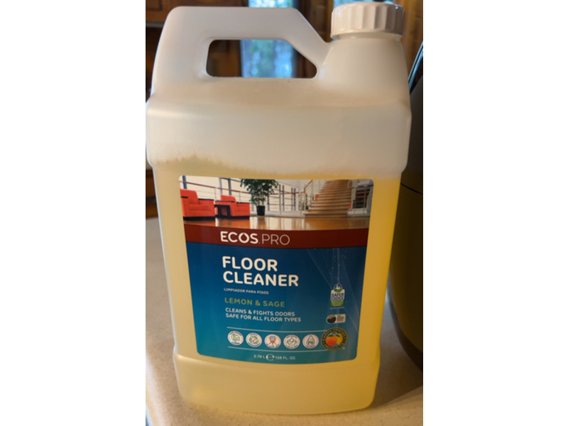 Ecos Pro Floor Cleanser, Lemon & Sage, 128 fl oz/3.79 L