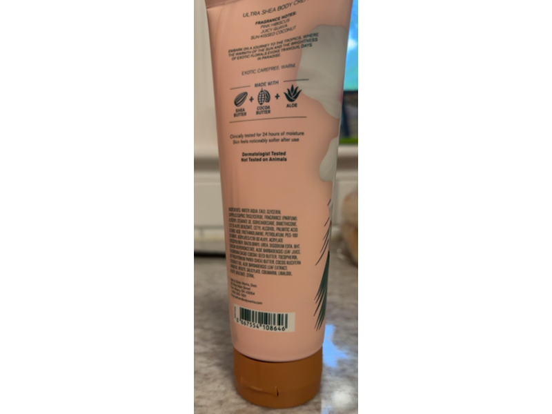 Bath & Body Works Ultra Shea Body Cream, Hibiscus Paradise, 8 oz/226 g