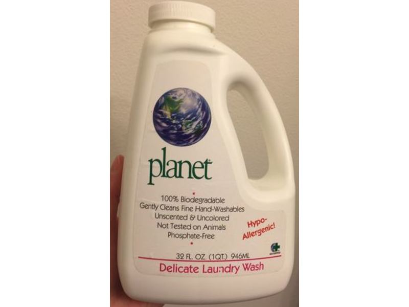 Planet Delicate Laundry Wash, Free & Clear, 32 fl oz/946 mL, Pack Of 8