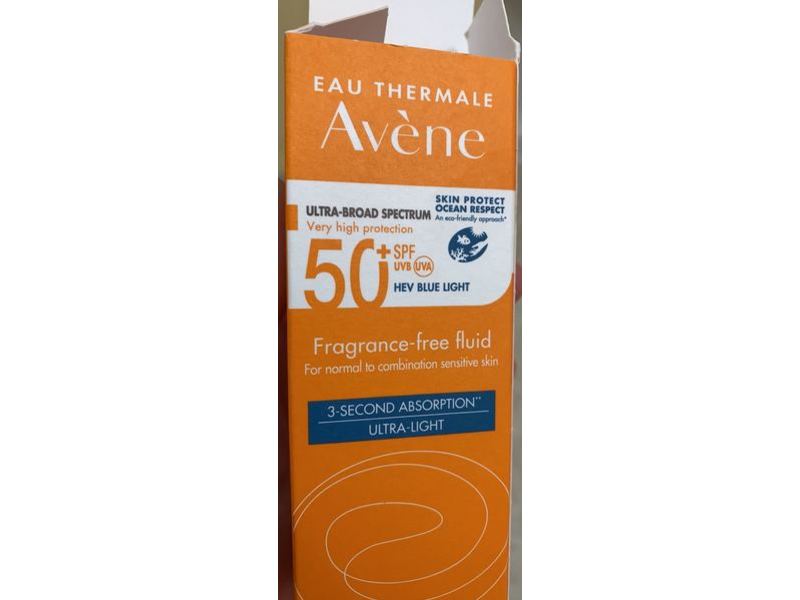 Avene Fragrance-Free Fluid, SPF 50+, 50 mL