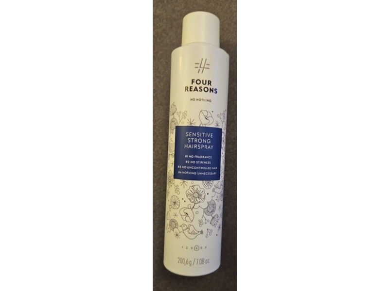 Four Reasons No Nothing Sensitive Strong Hairspray, 7.08 oz/200.6 g
