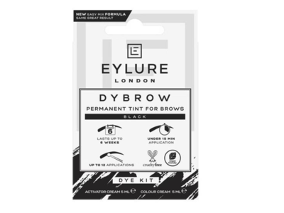 Eylure Dybrow Permanent Tint For Brows Dye Kit, Black, 5 mL