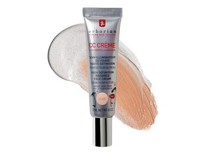 Erborian CC Cream High Definition Radiance Face Cream, Clair, SPF 25, 0.5 fl oz/15 mL
