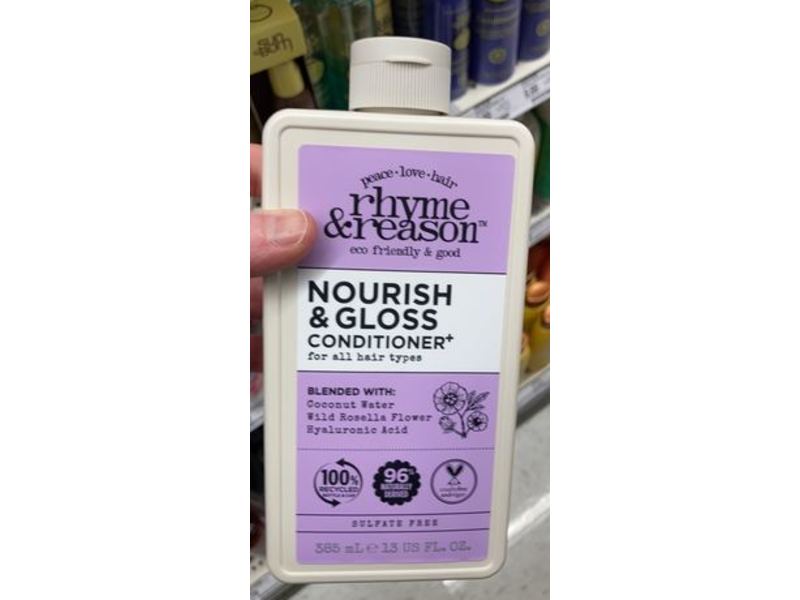 Rhyme & Reason Nourish & Gloss Conditioner, 13 fl oz/385 mL