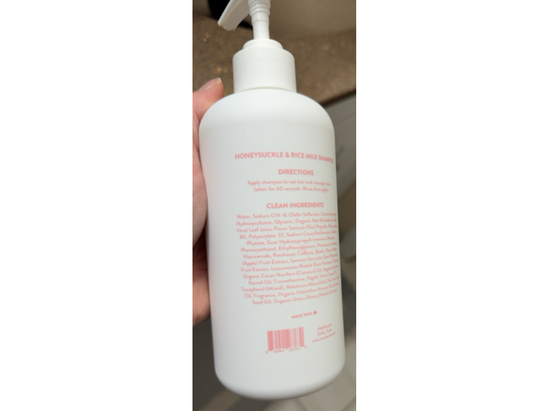 Routine Wellness Shampoo, Honey Suckel & Rice Milk, 14 oz/414 mL