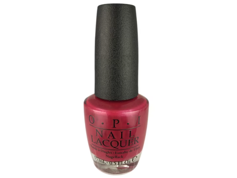 O.P.I Nail Lacquer, California Raspberry, 0.5 fl oz/15 mL