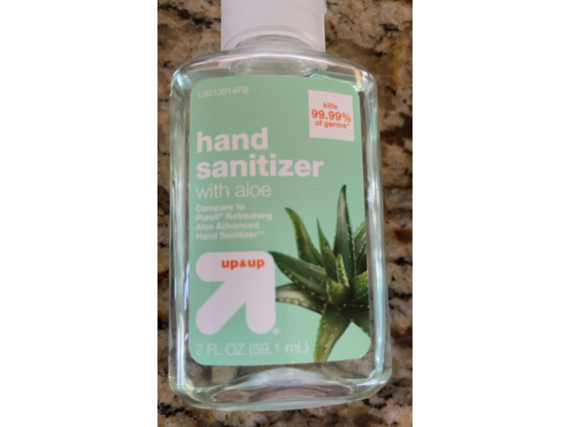 Up & Up Hand Sanitizer, Aloe, 2 fl oz