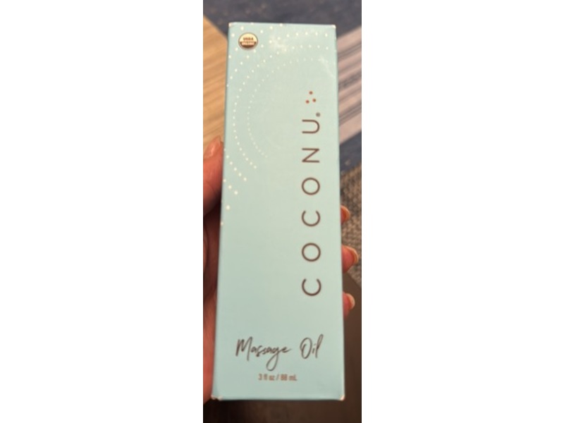 Coconu Massage Oil, 3 fl oz/88 mL