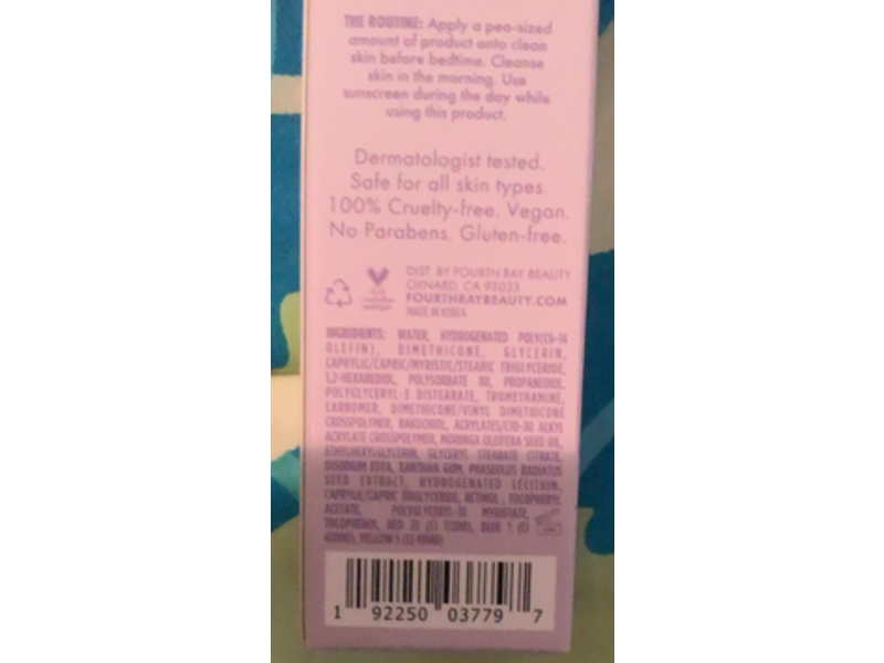 Fourth Ray Beauty Over Night Success Boosting Mask, 1.2 fl oz/34 mL