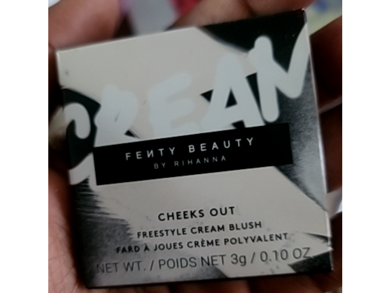 Fenty Beauty Cheeks Out Freestyle Cream Blush, 10 Rose Latte, 0.10 oz/3 g