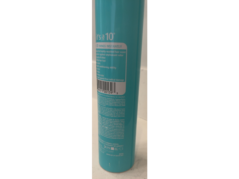 Its A 10 Miracle Blow Dry Miracle Hair Refresher Spray, 6 oz/170 g