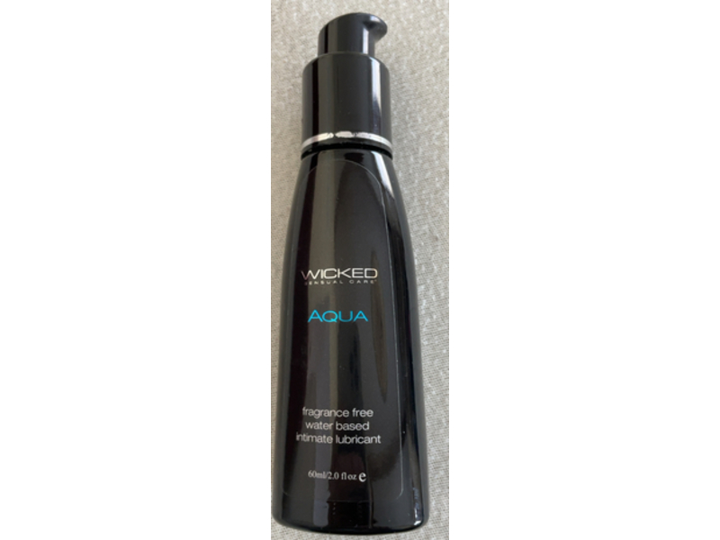 Wicked Aqua Water Based Lubricant, 2 fl oz/60 mL