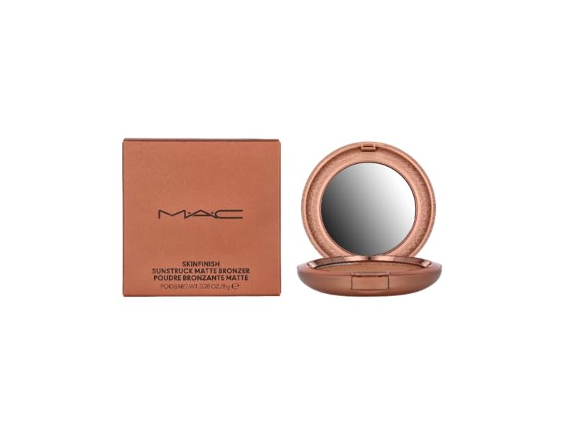 Mac Skinfinish Sunstruck Matte Bronzer, Matte Light Golden, 0.28 oz/8 g