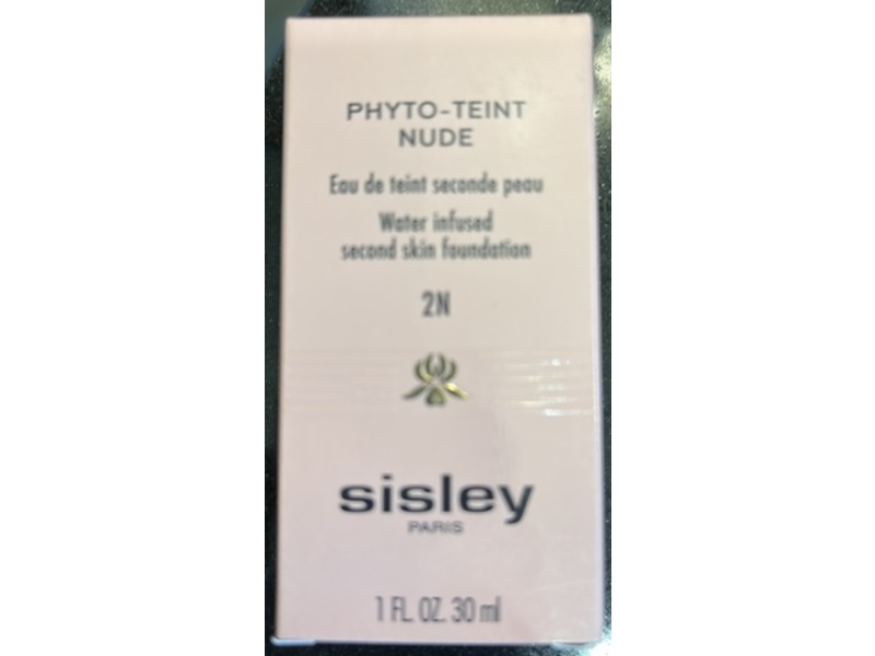 Sisley Paris Phyto-Teint Nude Foundation, 2N Ivory Beige, 1 fl oz/30 mL