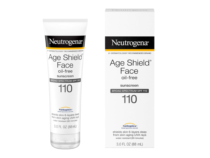Neutrogena Age Shield Face Lotion Sunscreen, SPF 110, 3.0 fl oz/88 mL