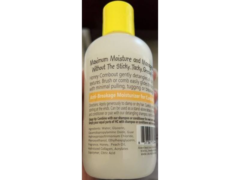 Curly Kids Moisturizing Detangler, Honey Combout, 6 fl oz/180 mL