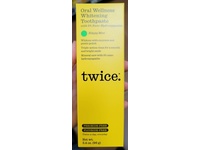 Twice Oral Wellness Whitening Toothpaste, Happy Mint, 3.4 oz/96 g - thumbnail 2
