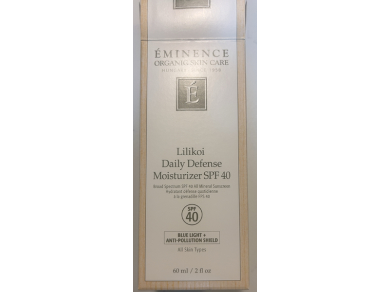 Eminence Lilikoi Daily Defense Moisturizer, SPF 40, 2 fl oz/60 mL