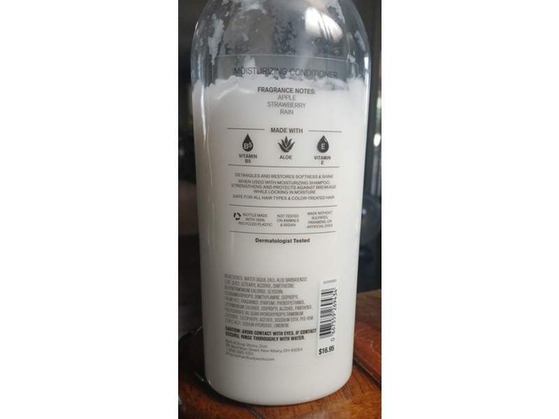 Bath & Body Works No. 2 Moisturizing Conditioner, Apple, 16 fl oz/473 mL