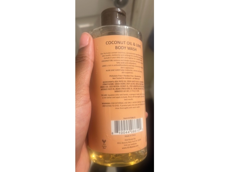 Rich Radiance Body Wash, Coconut Oil & Lime, 10 fl oz/295 mL