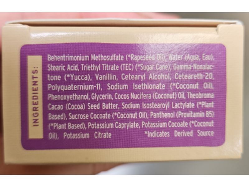 BRIXY Conditioner Bar, Coconut Vanilla, 4 oz/113 g