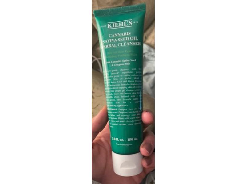 Kiehl's Since 1851 Cannabis Sativa Seed Oil Herbal Cleanser, 5 fl oz/150 mL