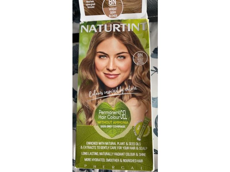 Naturtint Permanent Hair Color Gel, 8N Wheat Germ, 5.75 fl oz/170 mL