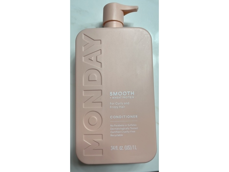 Monday Smooth Conditioner, Wheat Protein, 34 fl oz/1 L