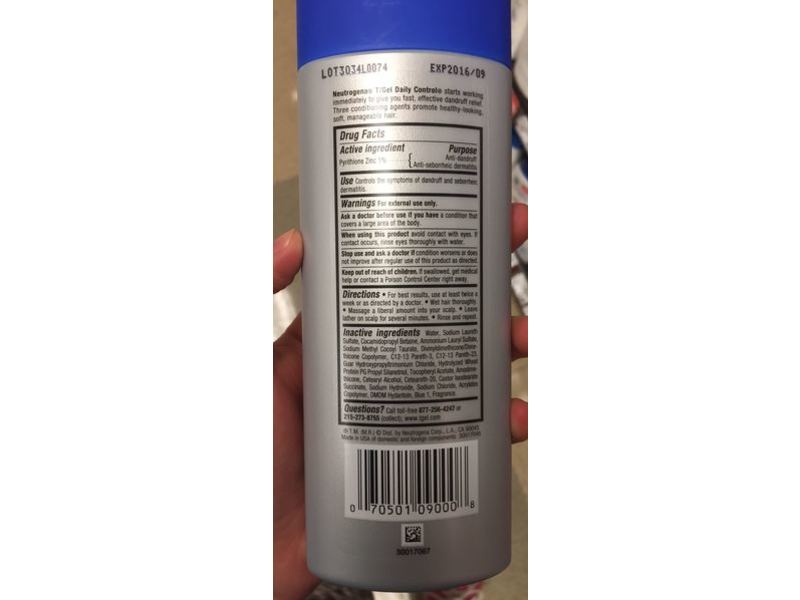 T Gel Daily Control 2 In 1 Dandruff Shampoo, 8.5 fl oz/250 mL
