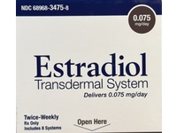 Estradiol Transdermal System 0.075 mg/day, 8 Count, Grove Pharmaceuticals (Rx) - thumbnail 1