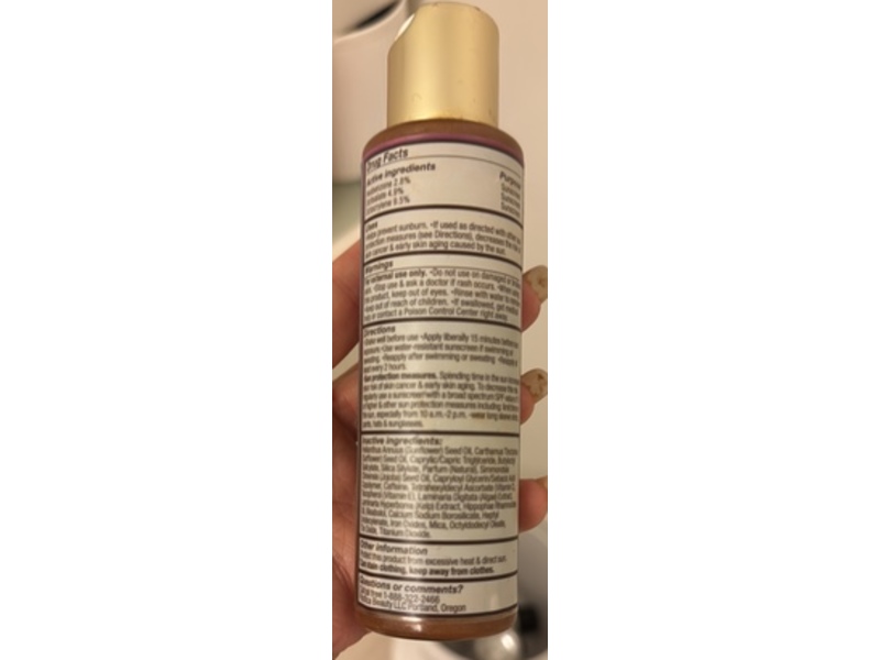 Pacifica Sea & C Glow Bronzing Body Oil, SPF 20, 4 fl oz/118 mL