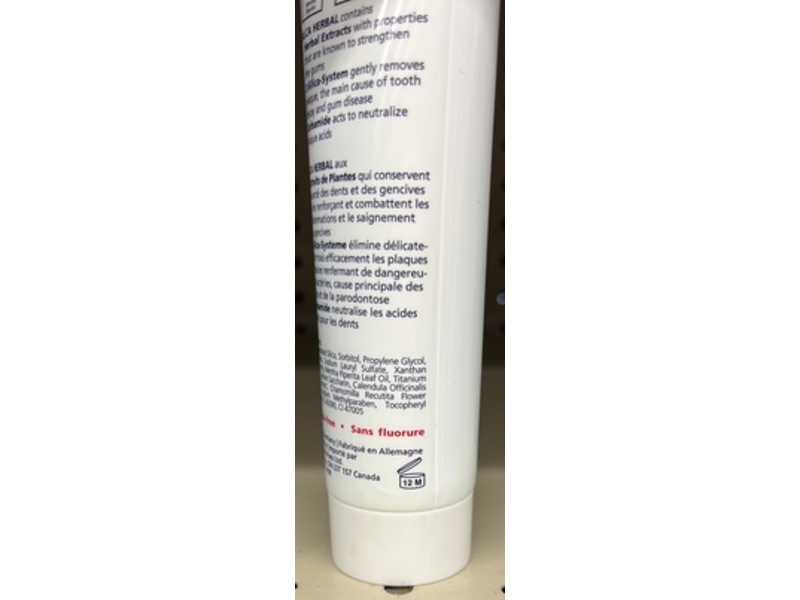 Silca Herbal Toothpaste, Mint, Camomile & Calendula, 3.4 fl oz/100 mL